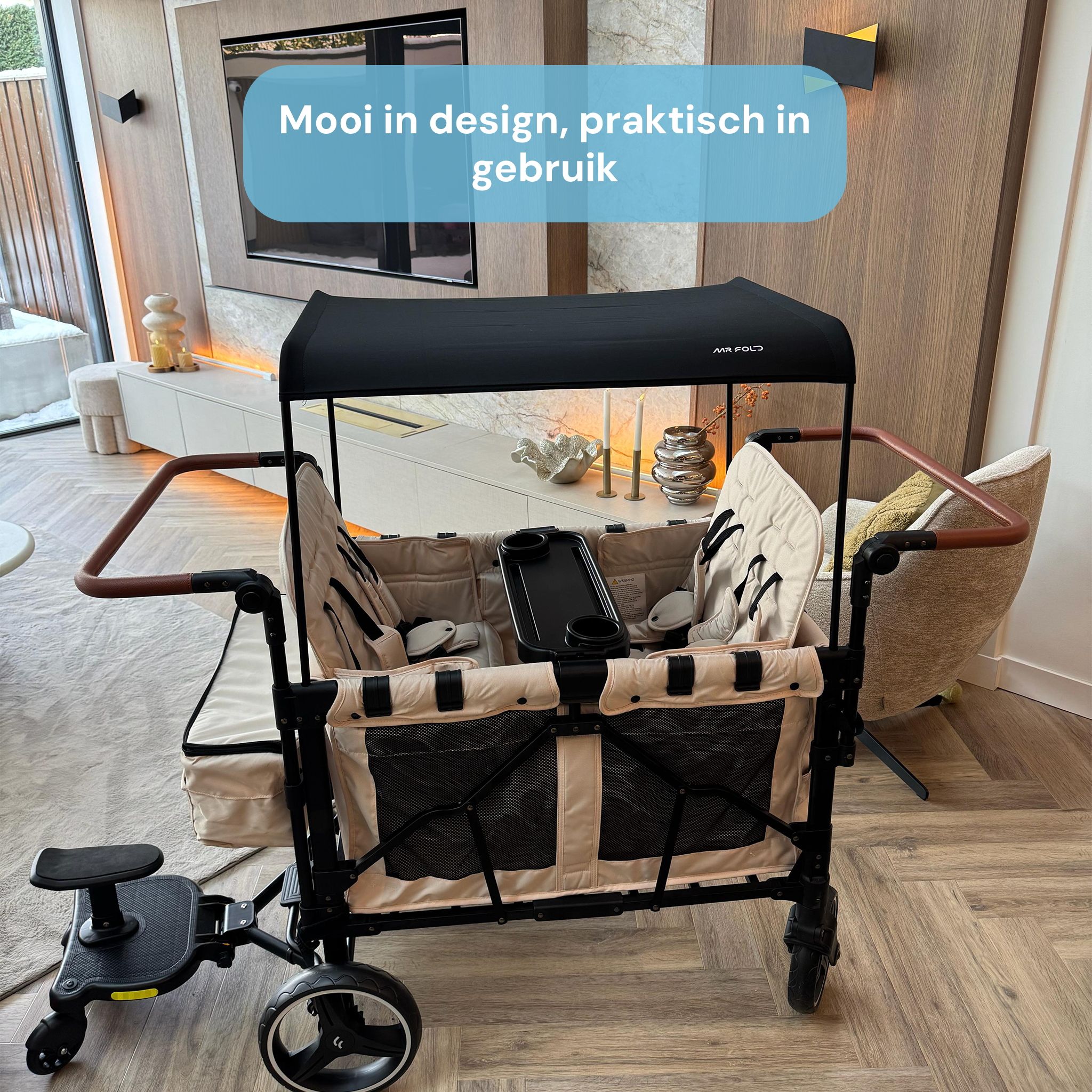 P-Series Luxe 4-zits kinderkar