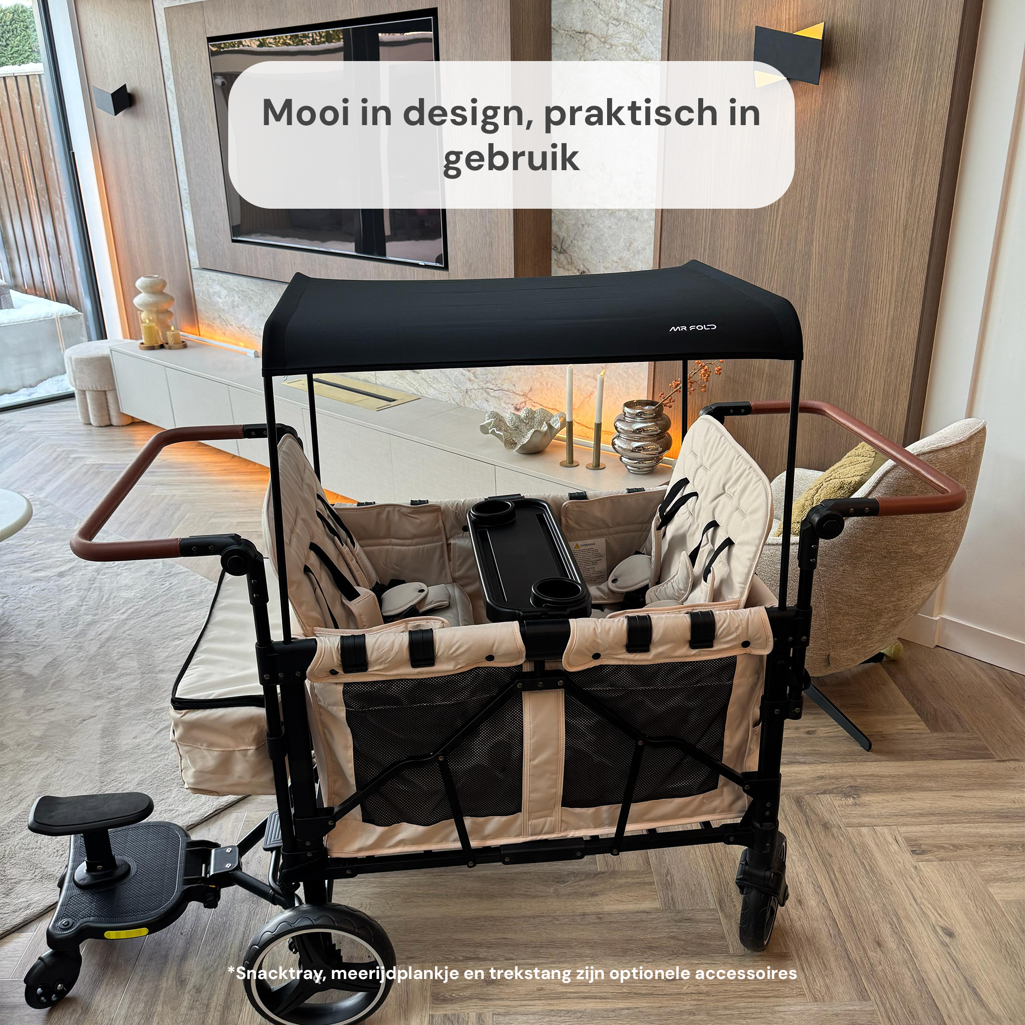 P-Series Luxe 4-zits kinderkar