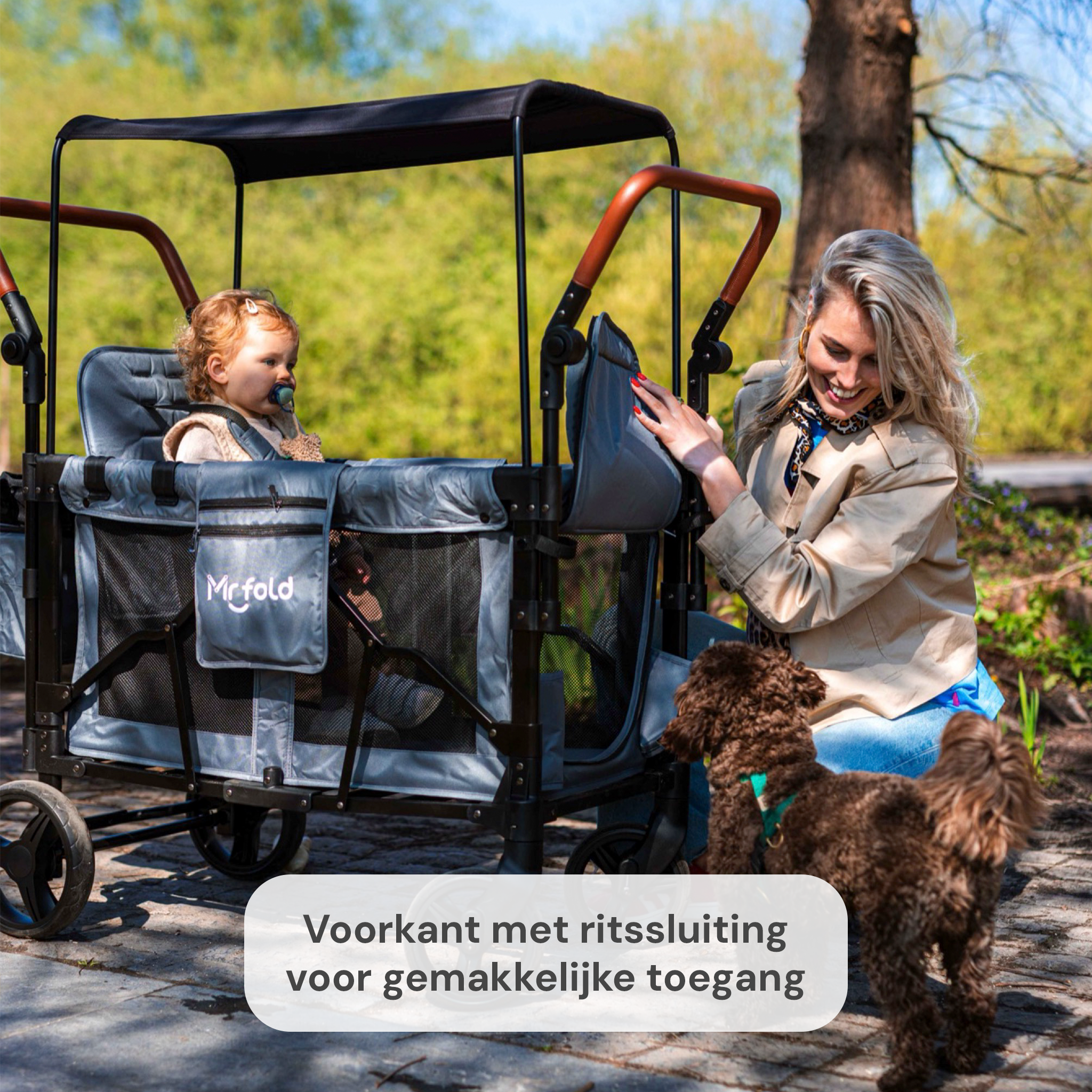 P-Series Luxe 4-zits kinderkar