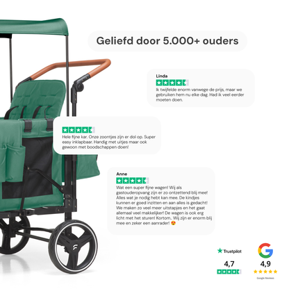 P-Series Luxe 4-zits kinderkar
