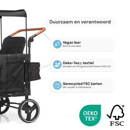 P-Series Luxe 6-zits kinderkar